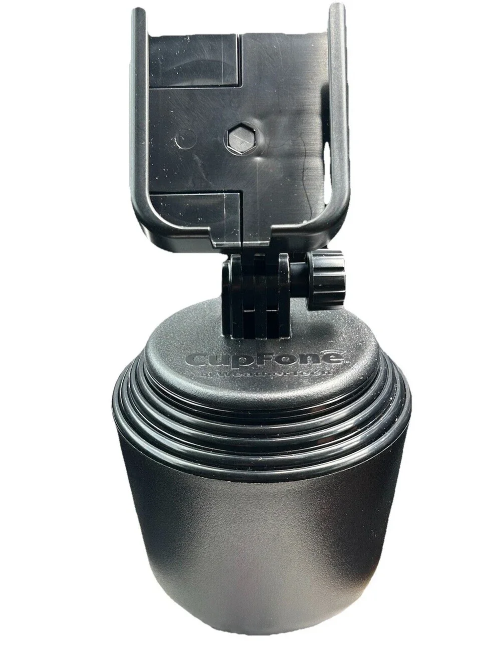 WeatherTech CupFone Universal Adjustable Cup Holder Car Mount - 8ACF1, Black